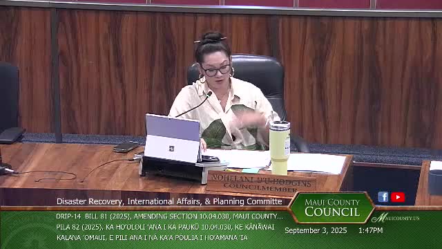 Emergency Management Proposes New Vehicle Protocols for Maui's Isolated Communities