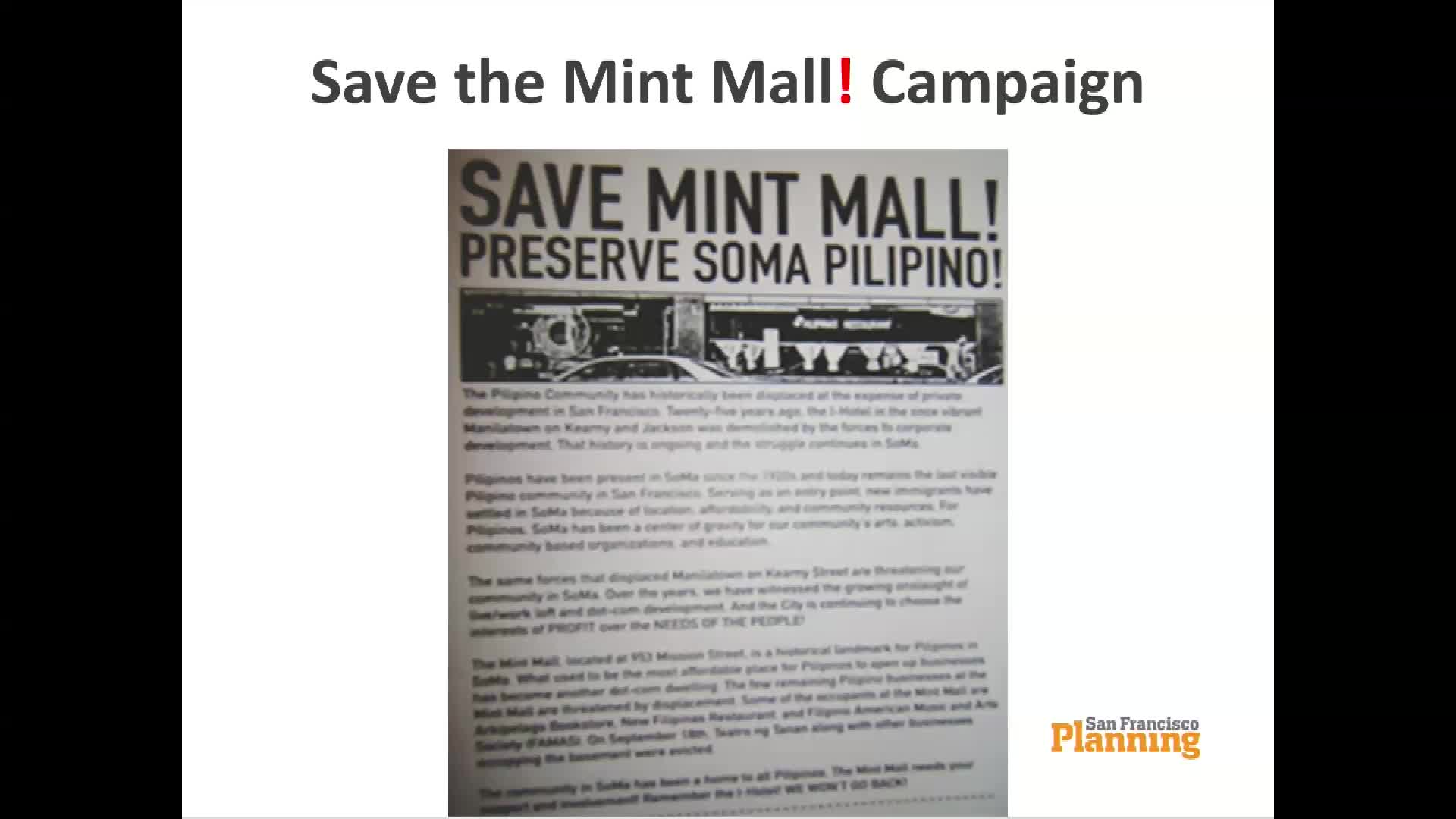 Commission Considers Landmark Designation for Mint Mall and Hall in San Francisco
