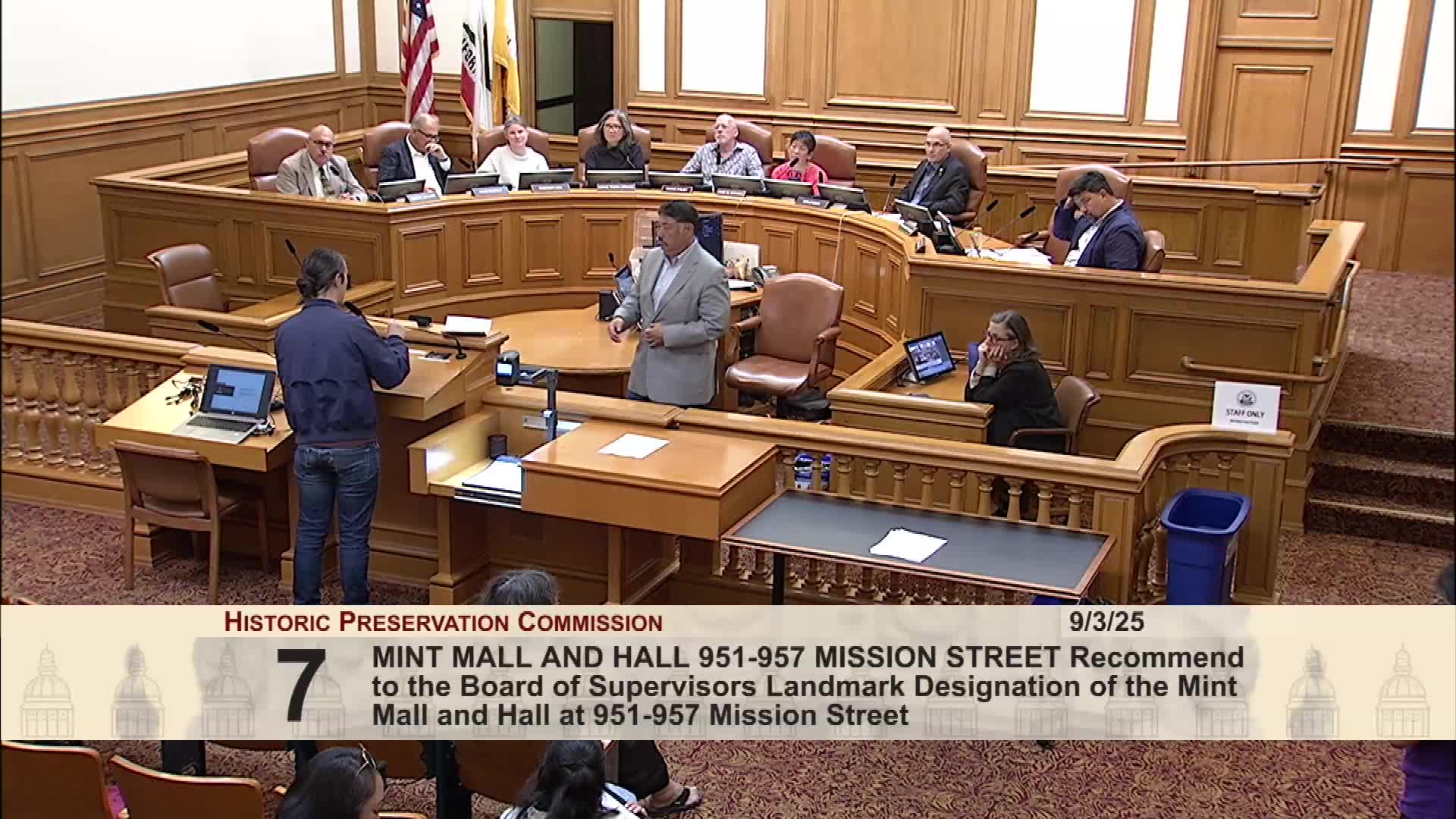 Soma Filipinos Support Landmark Designation for Mint Mall and Hall