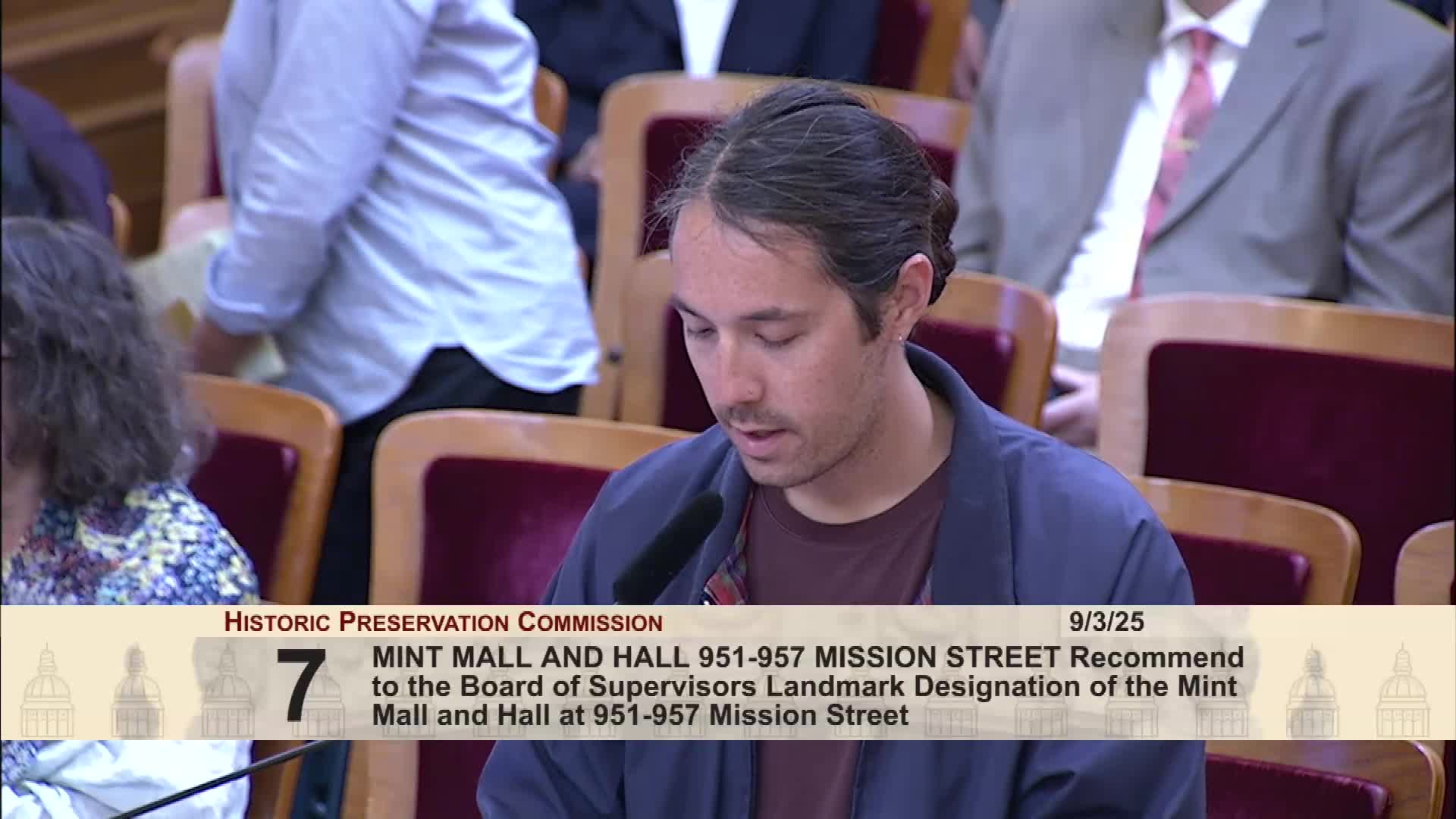 Historic Preservation Commission Approves Landmark Designation for Mint Mall and Hall