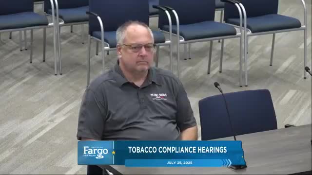 City Council Fines PetroServe USA $500 for Tobacco Sale to Minor in Fargo