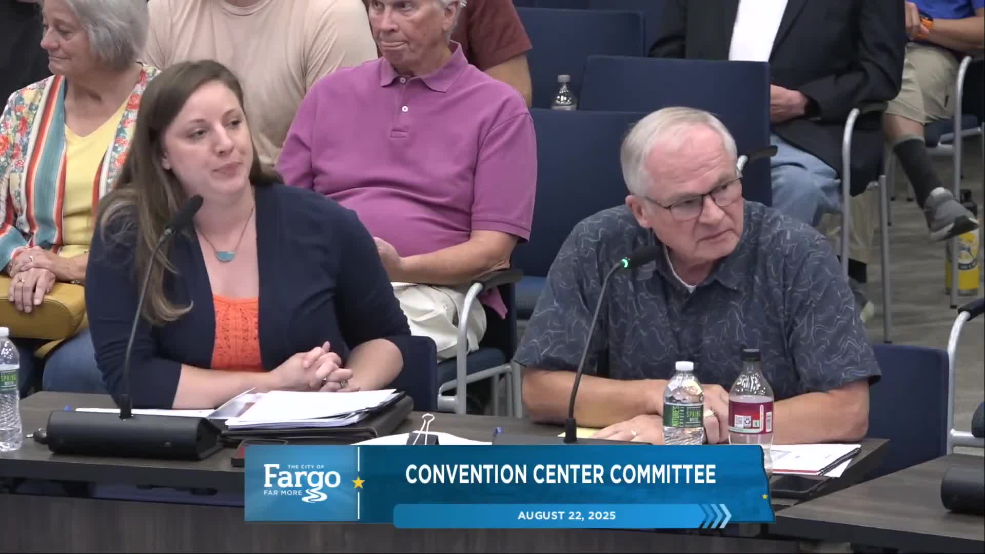 Committee chair and staff outline scoring system, deadlines and consultant review for proposal shortlist