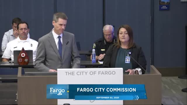 Tom Nokness updates Fargo on construction projects and innovative water reclamation