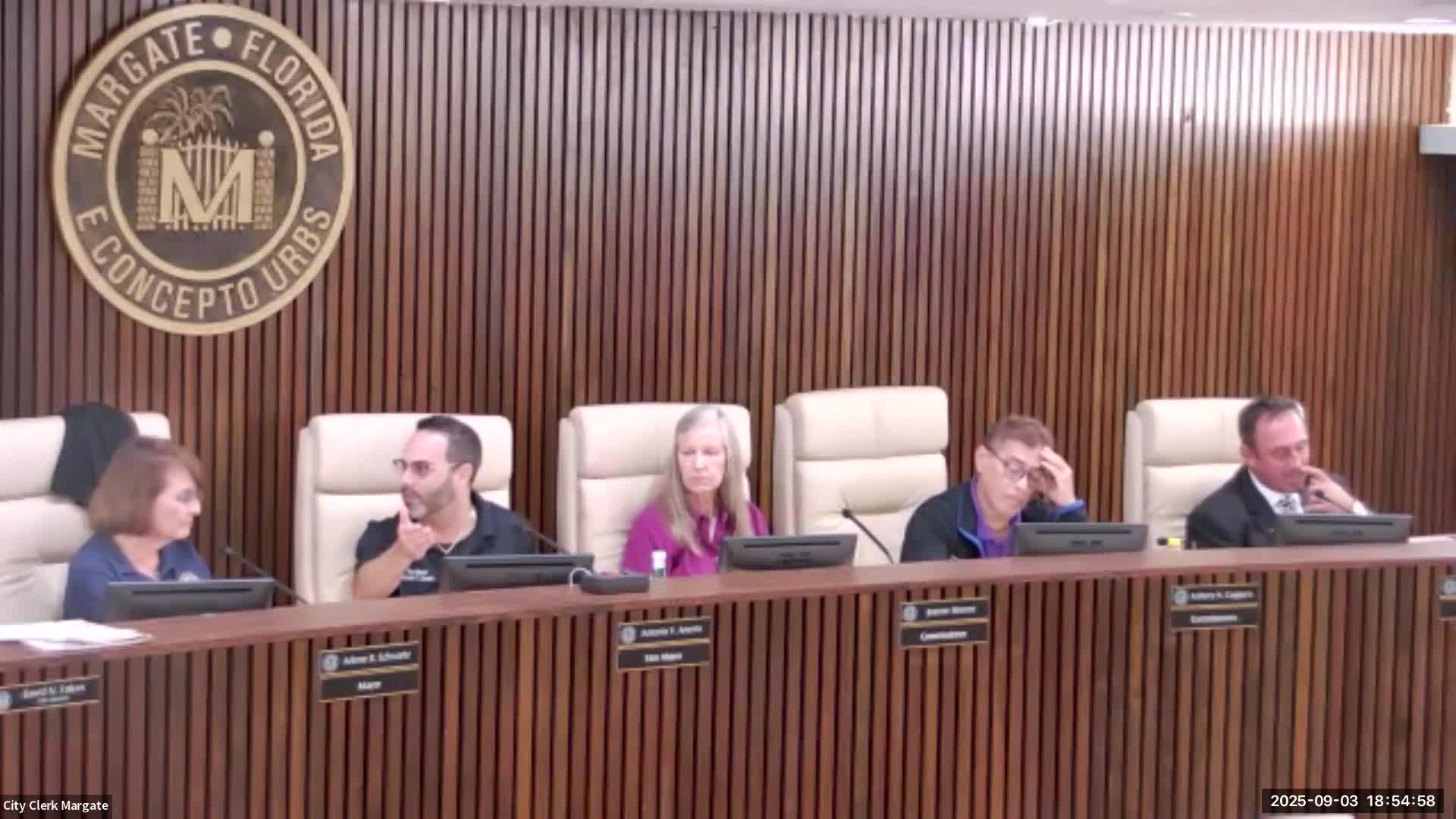 Margate City Commission Debates Memorial for Community Dog Coco and Development Concerns