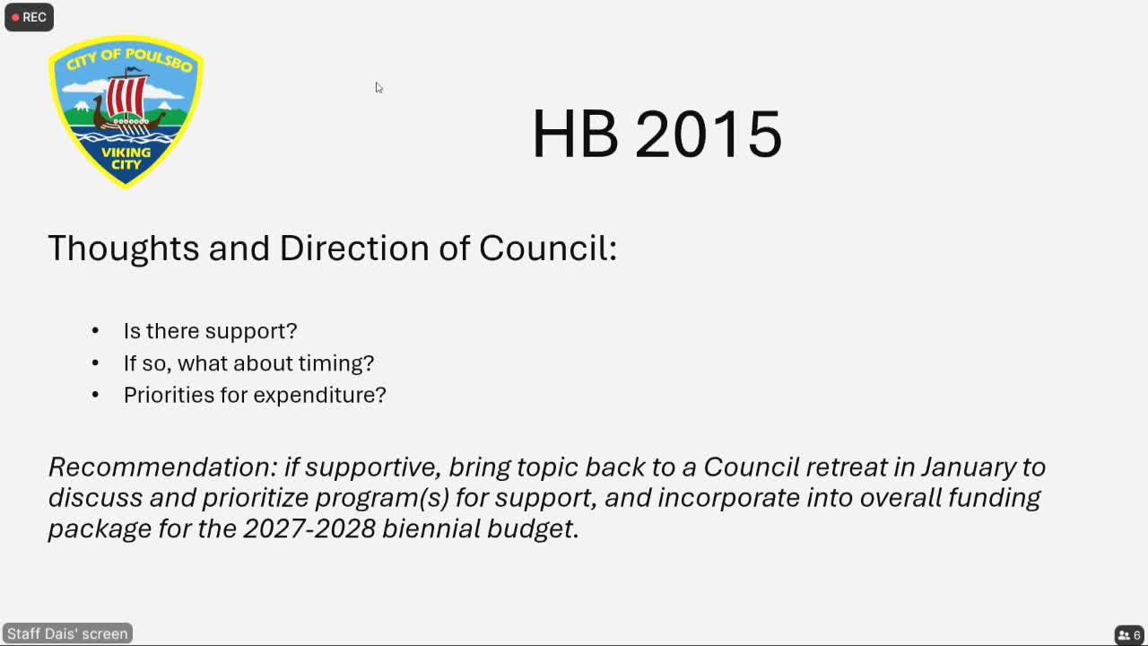 Polsbo Council Considers Sales Tax for Funding City Services and Future Retreats