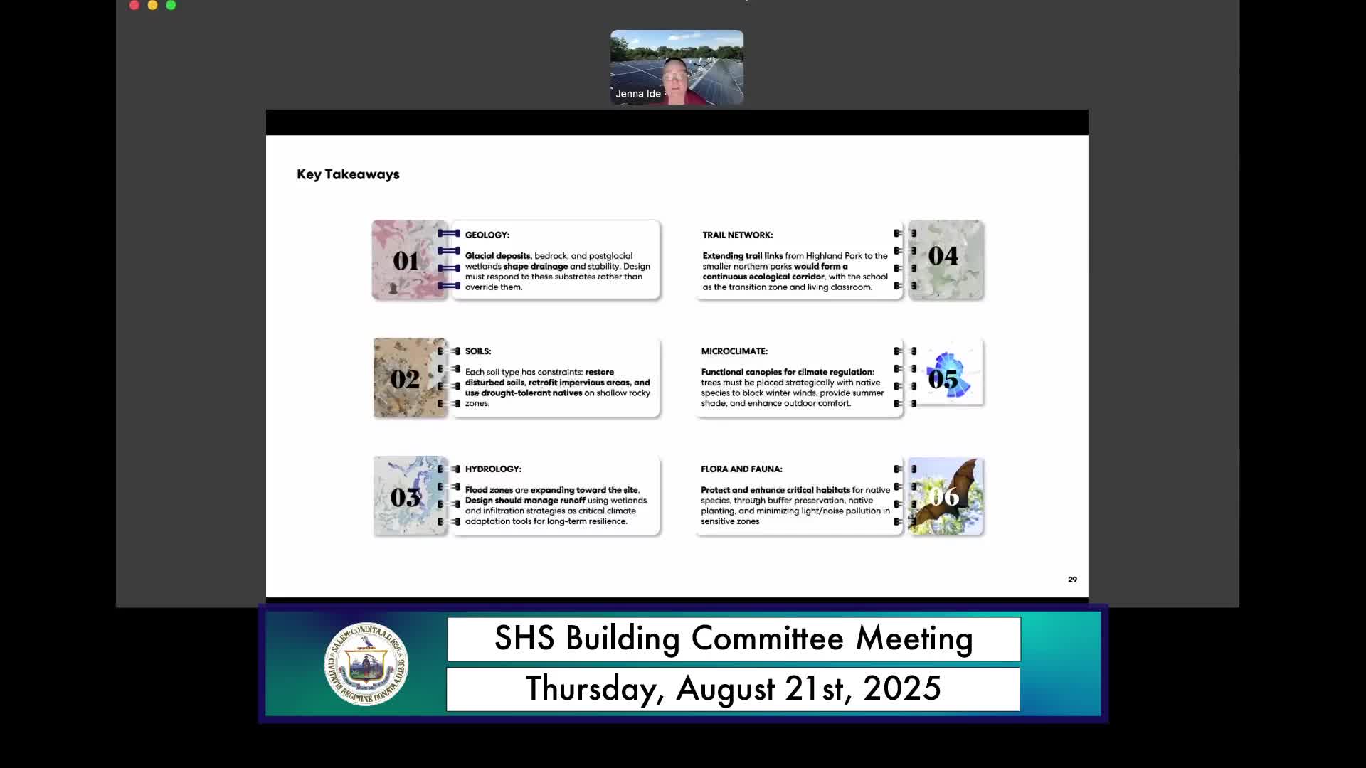 Salem Community Discusses Ecological Design for New School Campus
