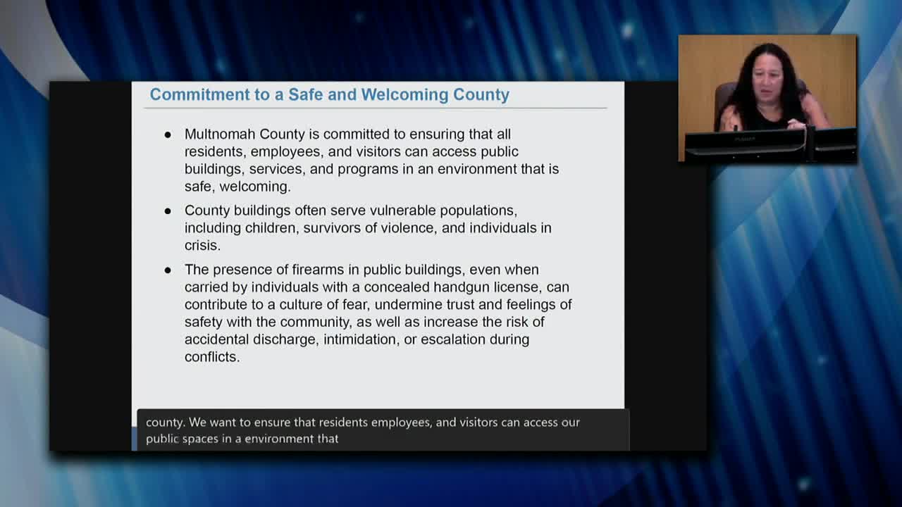 Multnomah County Considers New Concealed Firearm Restrictions in Public Buildings