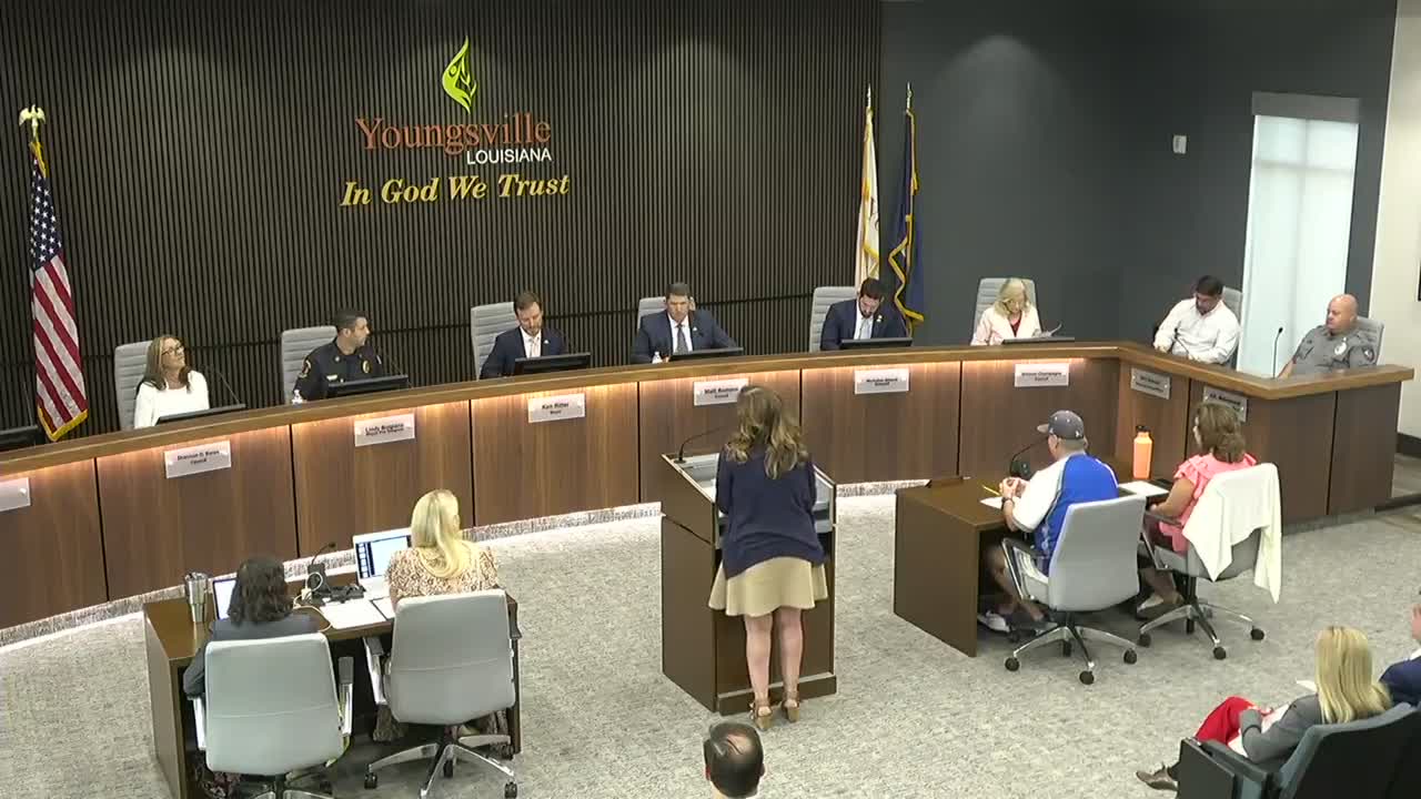 Council denies limestone driveway variance for Southside High stadium; members seek timeline for paving