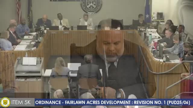 Council rejects Fairlawn Acres rezoning after traffic and neighborhood safety concerns