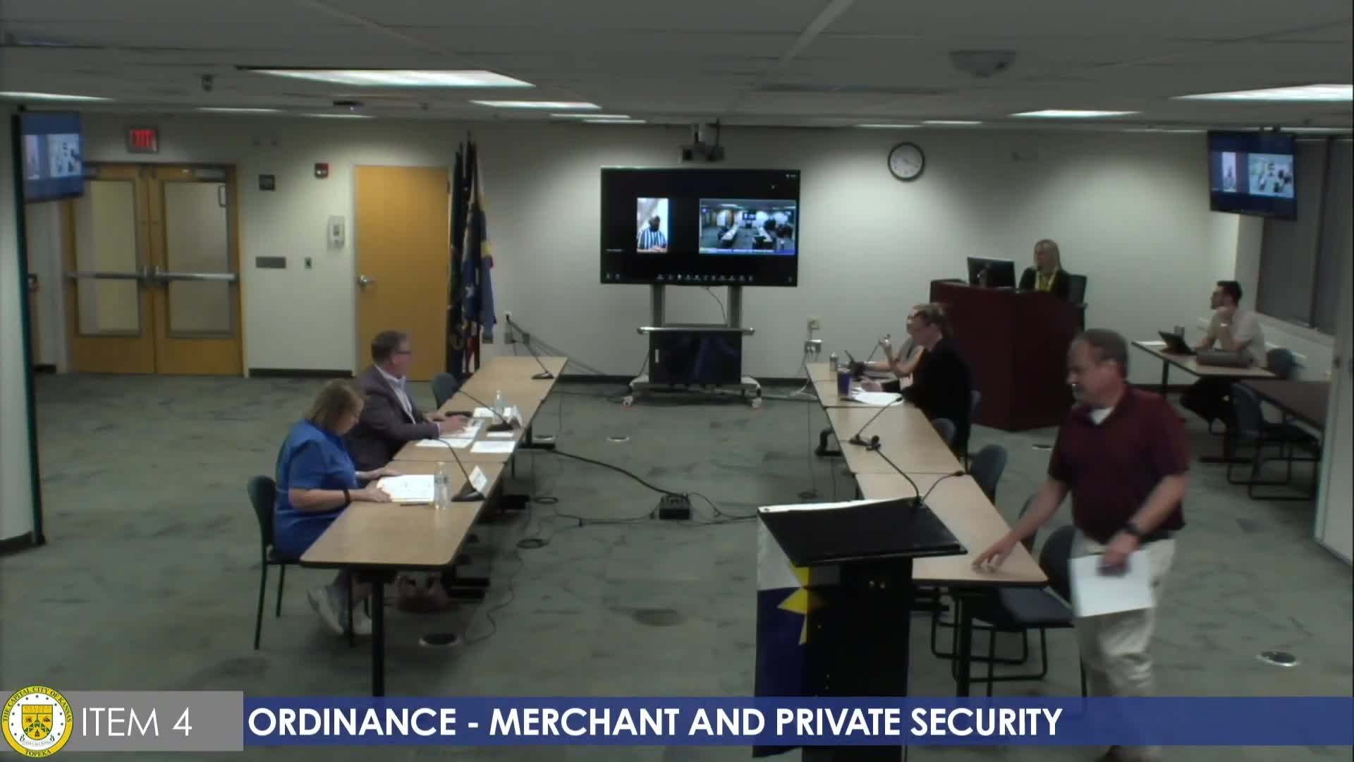 Committee advances ordinance to let police-chief approve private-security use of police-like uniforms