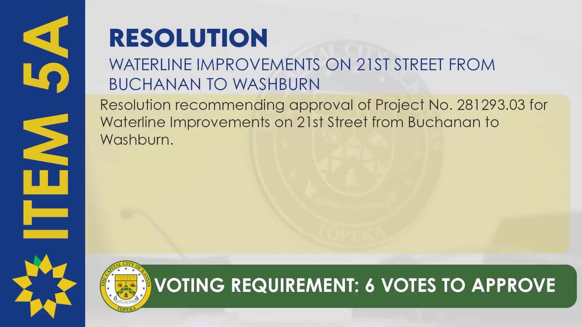 Council approves three public-works projects including 24-inch waterline replacement and Martin Drive reconstruction