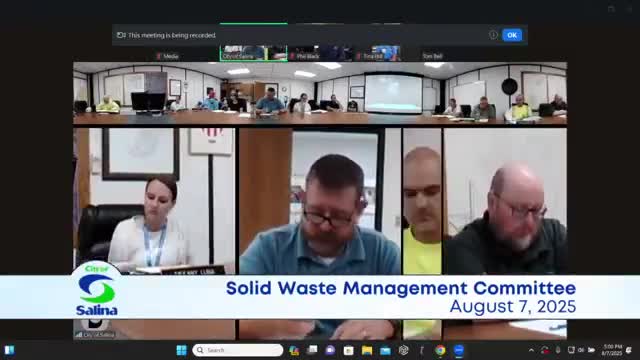 City staff update committee on early design for new landfill scale house