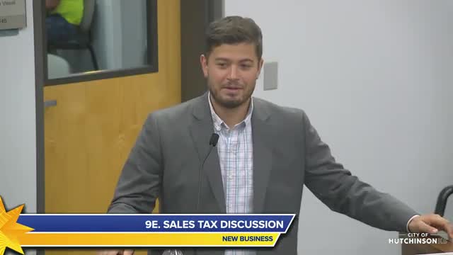 City manager recommends spring ballot for any Hutchinson sales-tax proposal; staff to develop plan