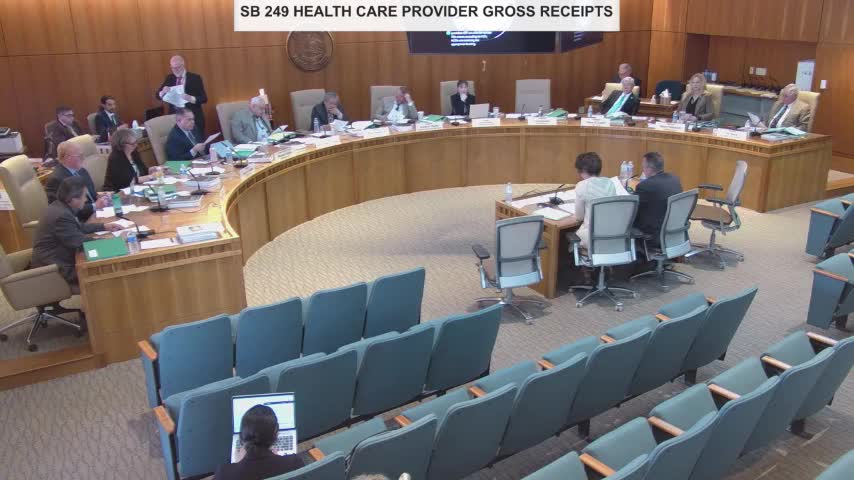 Committee advances bill to require clearer Medicaid billing and separate gross‑receipts tax documentation for providers