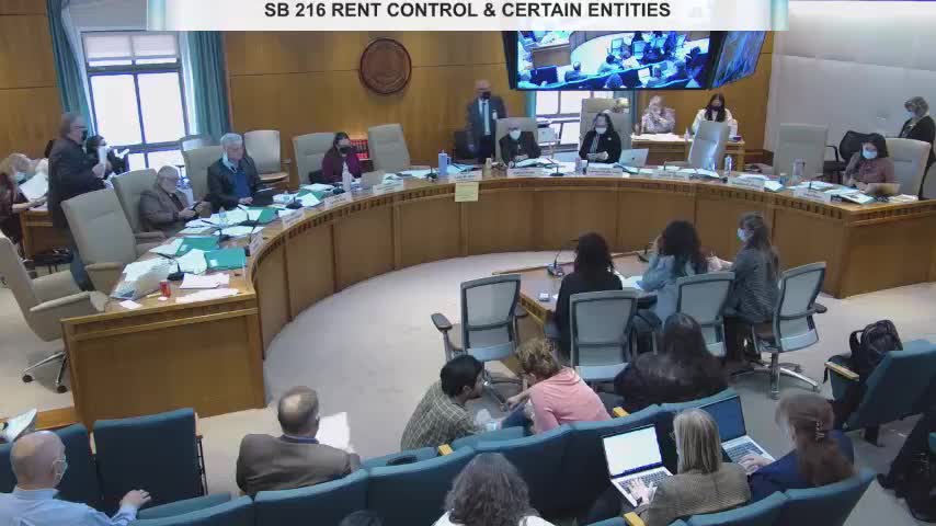 Senate committee backs local option to consider rent control, 6–3; advocates and real‑estate groups clash