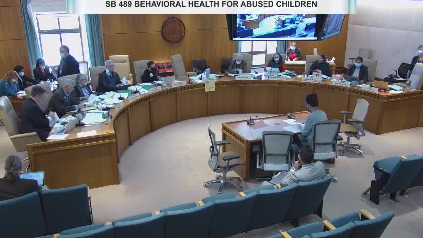 Senate Bill 489 Seeks Court Ordered Behavioral Health Services for Abused Children