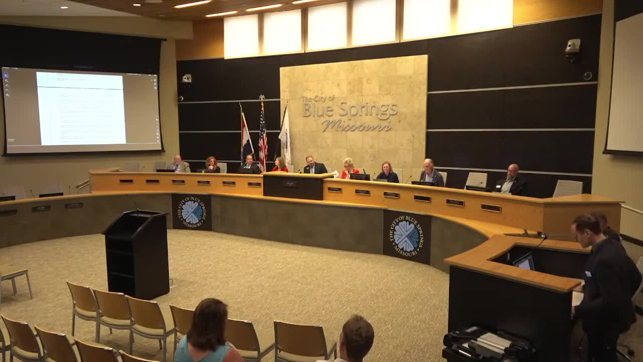 Blue Springs picks double‑lamp fixtures and 15‑foot sidewalks with hybrid parking for downtown Main Street