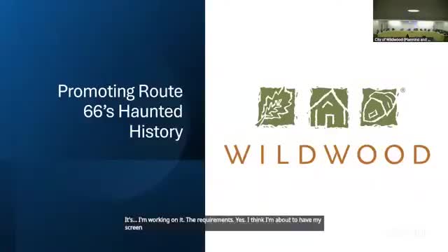 Wildwood Commission Proposes Haunted History Promotion for Route 66 Revitalization