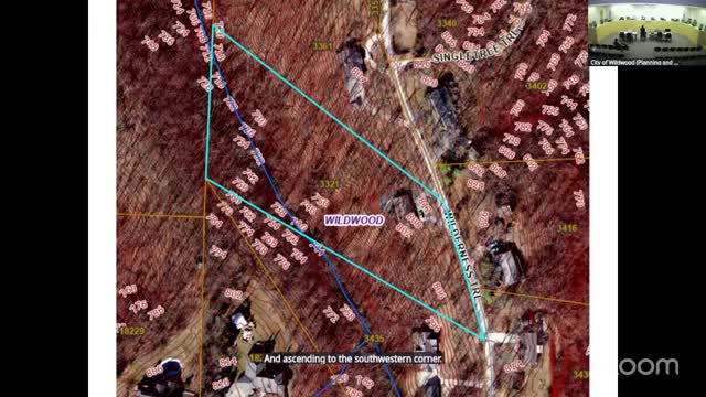 Wildwood Residents Seek Variance for Porch Expansion on Wilderness Trail