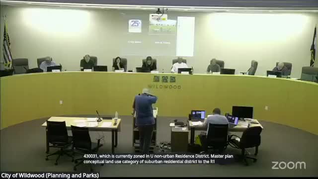 Commission approves recommendation letter supporting rezoning and lot split at 815 Strecker Road