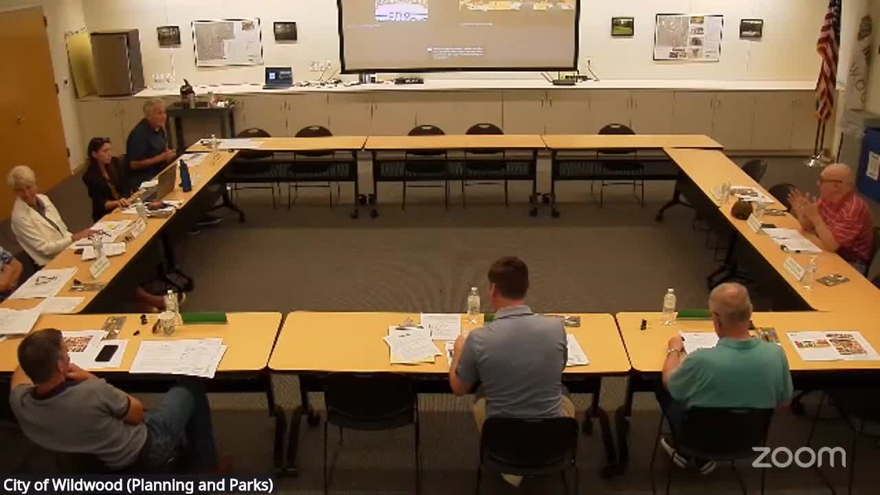 Architectural board reviews revised Village Plaza monument sign; variance request goes to Board of Adjustment