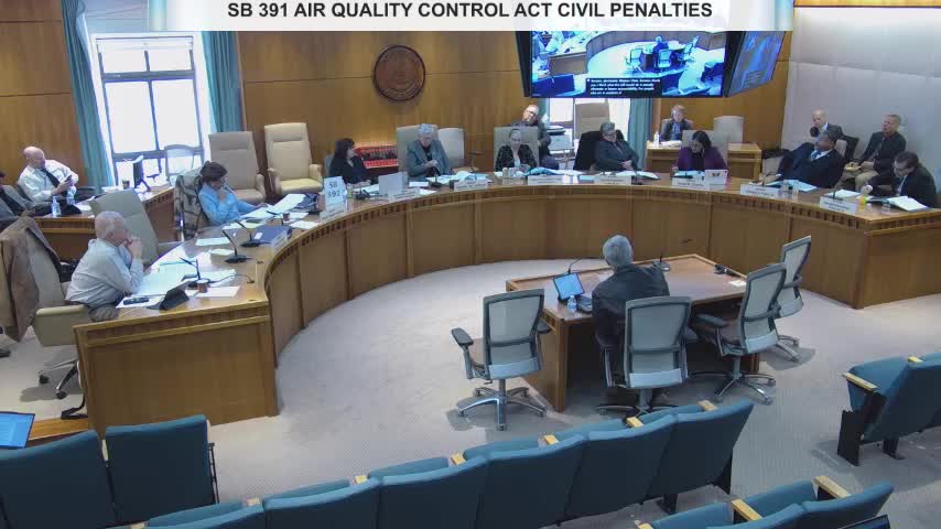 Senate Committee Debates Air Quality Bill Impacting Eddie and Lee Counties