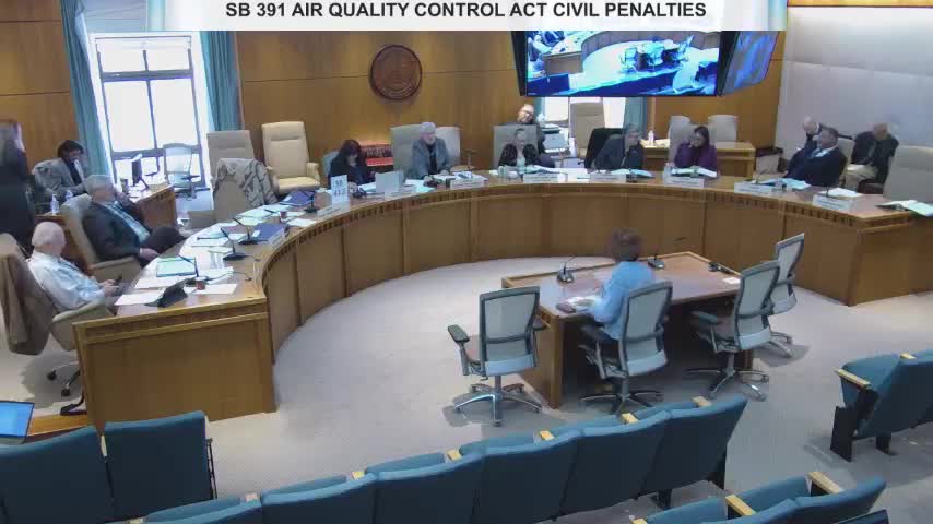 Senate committee advances Rio Hondo watershed appropriation and $100,000 microgrid tax credit; tables air‑quality penalty overhaul, OKs equine dental bill