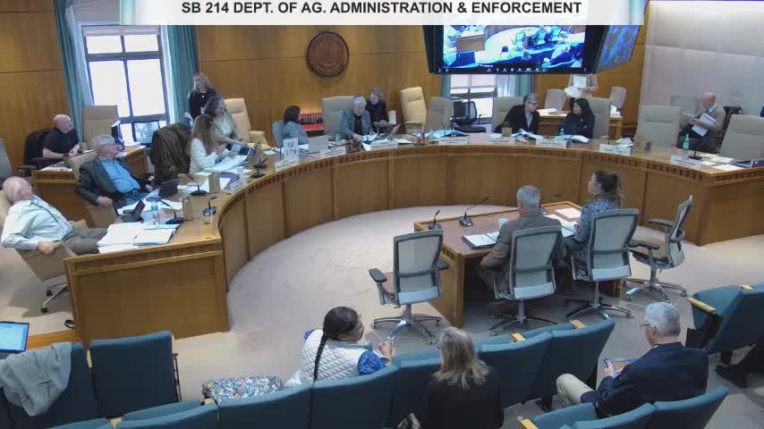 Senate committee clears wide‑ranging Agriculture Department cleanup bill — fees, bee rules and weights/measures updates