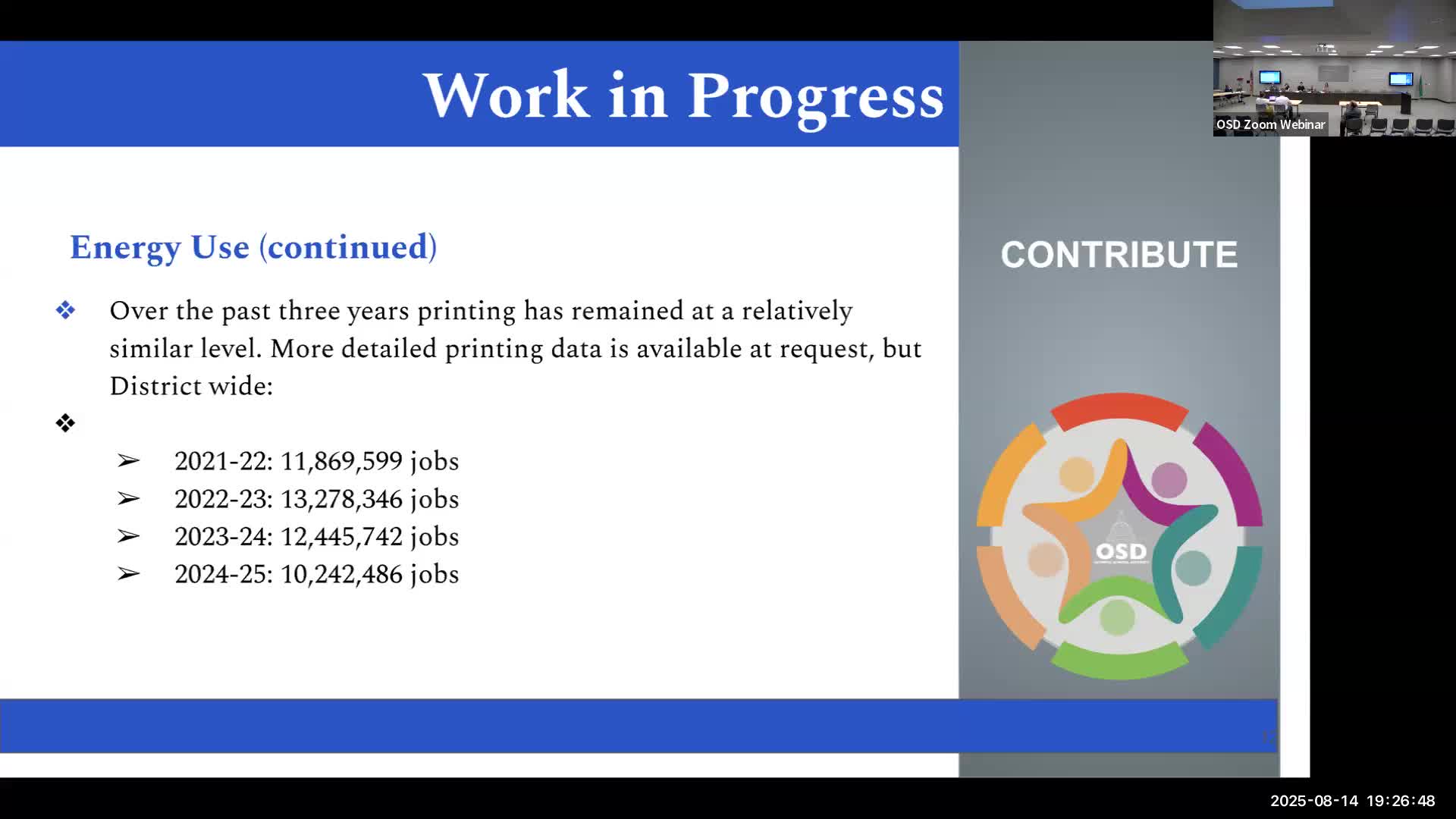 Olympia School District reports 2.2M fewer print jobs after installing interactive panels