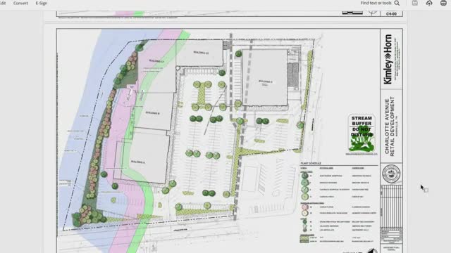 Residents Question Floodplain Impact of Proposed Construction on Charlotte Avenue