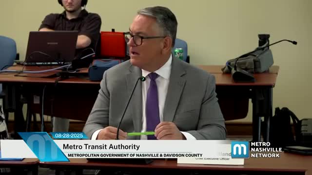 Nashville Leaders Discuss MNPD Transit Policing Unit and Upcoming Donaldson Station Improvements