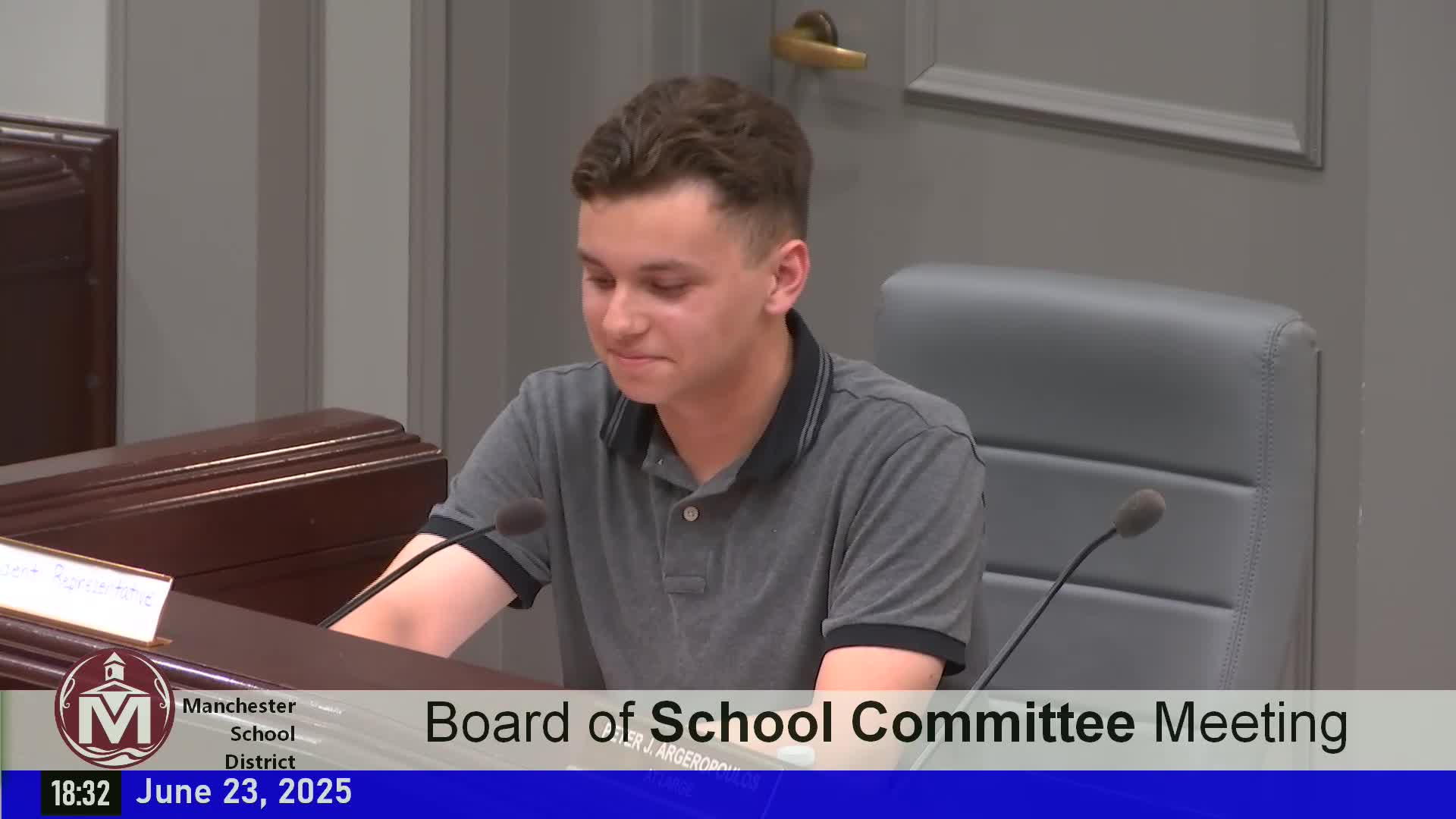 Board accepts two $5,000 donations to support MST and French dual‑immersion program