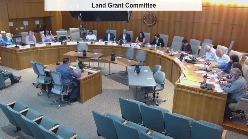 Legislators, council officials review 300-year history of New Mexico land grants and modern policy needs