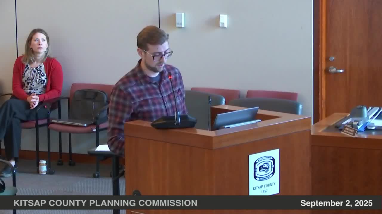 Kitsap County holds public hearing on updated 2025 sewer standards; no public testimony