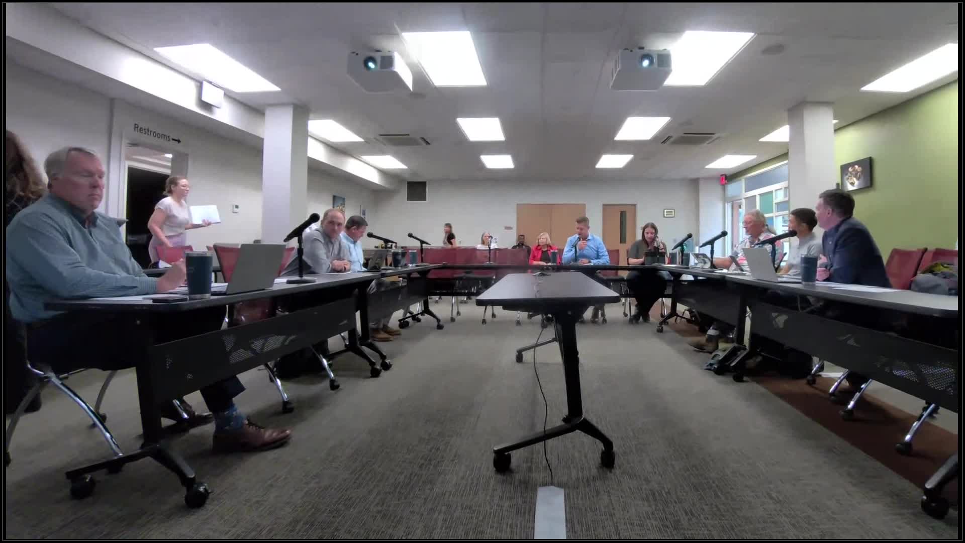 City staff brief council on Salt Flats land-banking and developer letters of intent for a 21.8‑acre affordable‑housing project