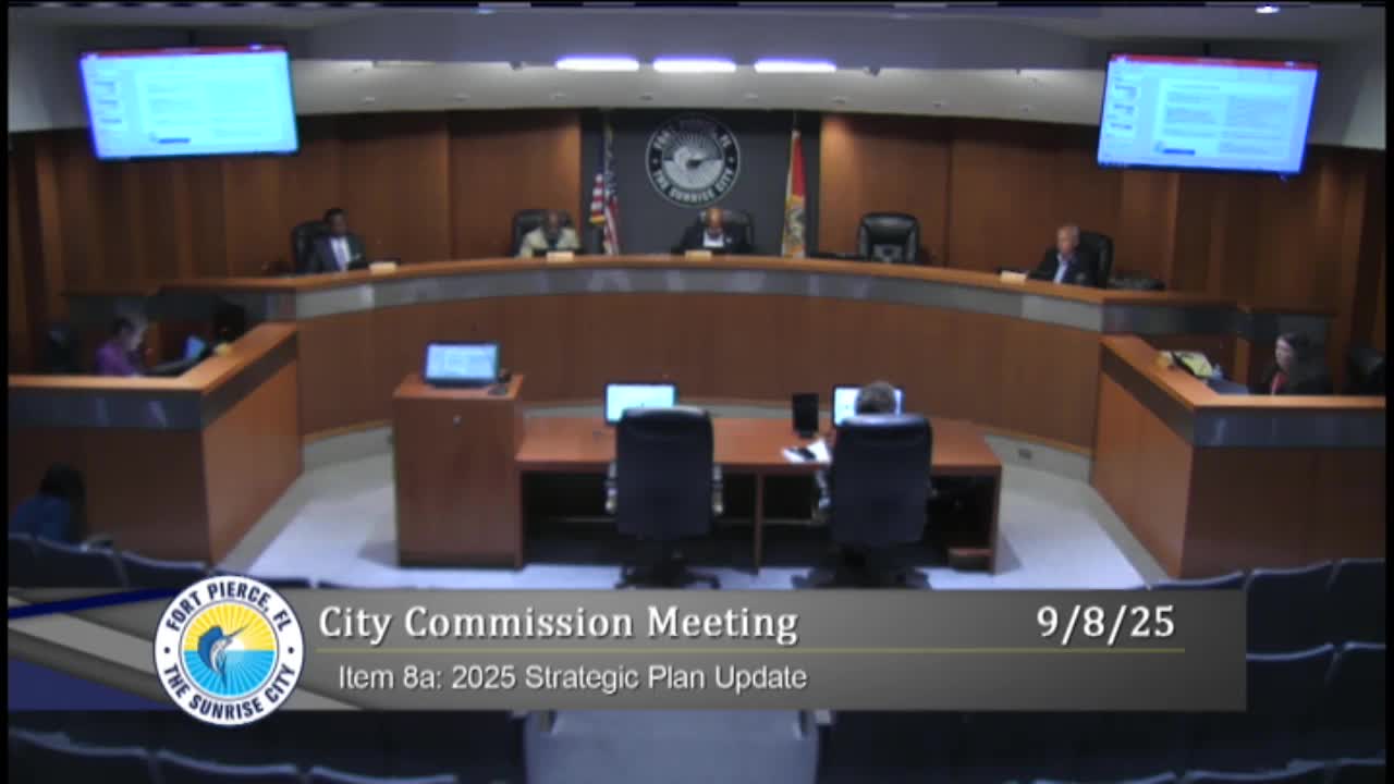 Marsha Kamond presents update on Fort Pierce's anti littering campaign