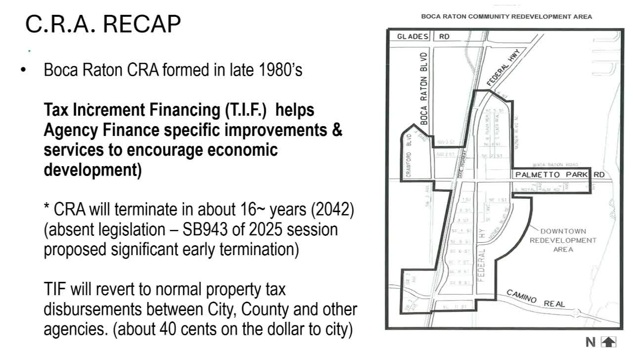 City Leaders Discuss CRA Funding Strategies for Downtown Boca Raton Improvements