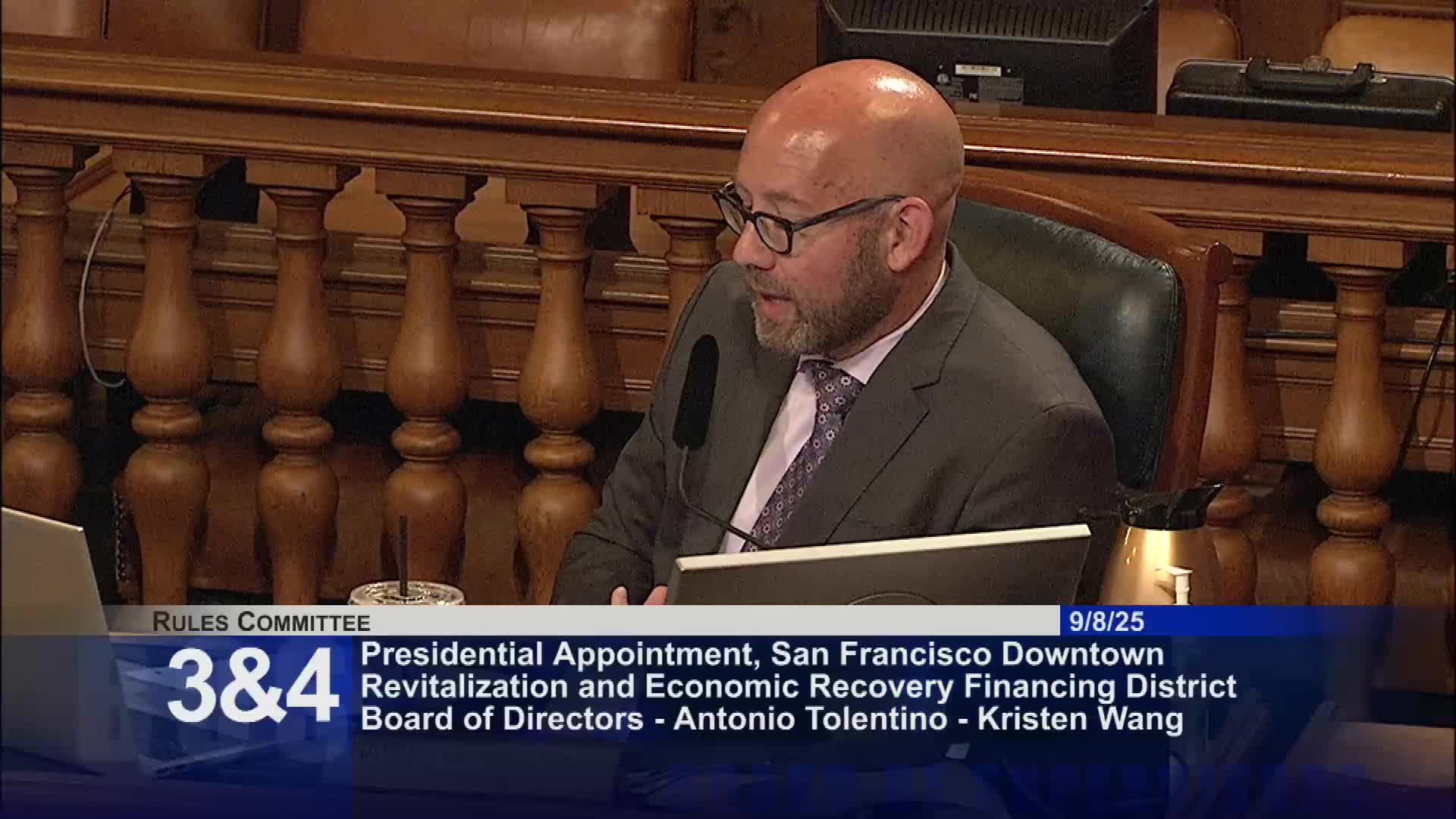 Supervisors Appoint Antonio Tolentino and Kristie Wong to San Francisco Revitalization Board