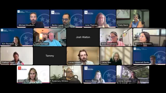 Committee sets logistics for weeklong ELA work sessions; Department of Education outlines support and stakeholder themes