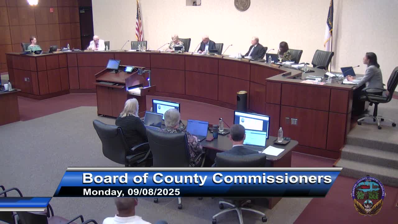 Forsyth County Commissioner Defends Staff Amid Policy Discussion with Vice Chair Wisenhunt