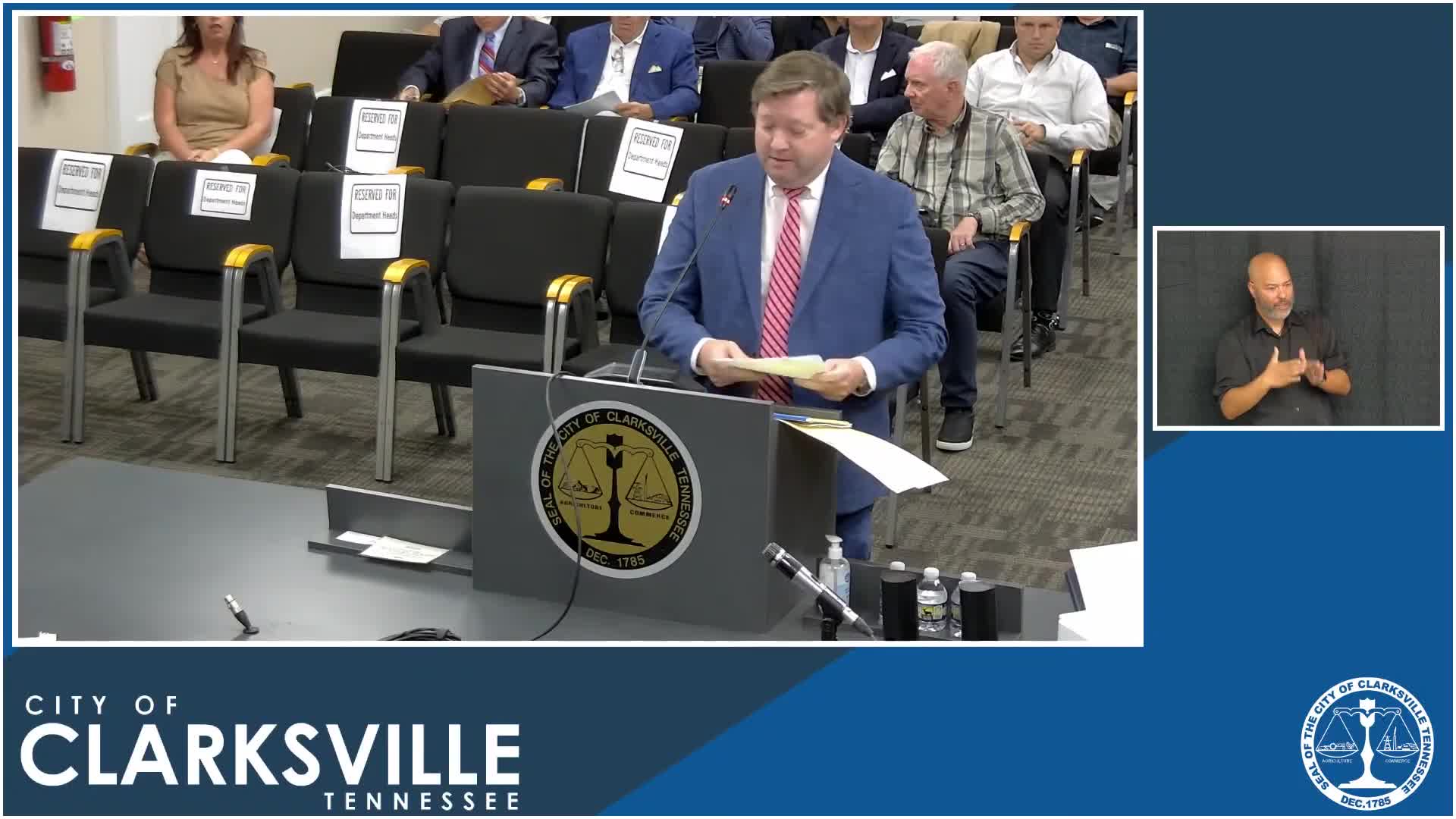 Clarksville City Council evaluates multiple zoning changes including Denny Road bypass area