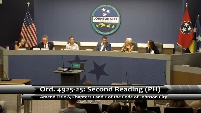 Johnson City Commissioners Discuss Downtown Safety and Alcohol Sales Regulations