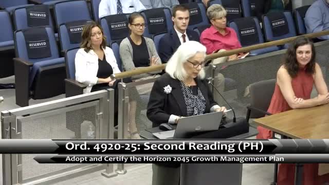Residents Urge Limitation of Zoning Designation in Horizon 2045 Plan