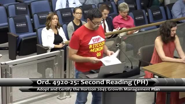 Community Voices Concerns Over Bitcoin Mining and Traffic in Johnson City Planning Meeting