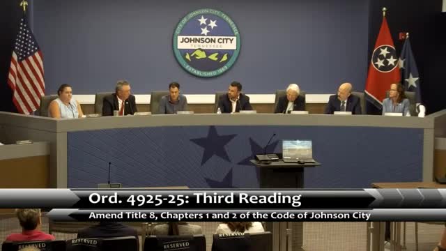 Mayor Hunter supports last call ordinance amidst public safety concerns in Johnson City