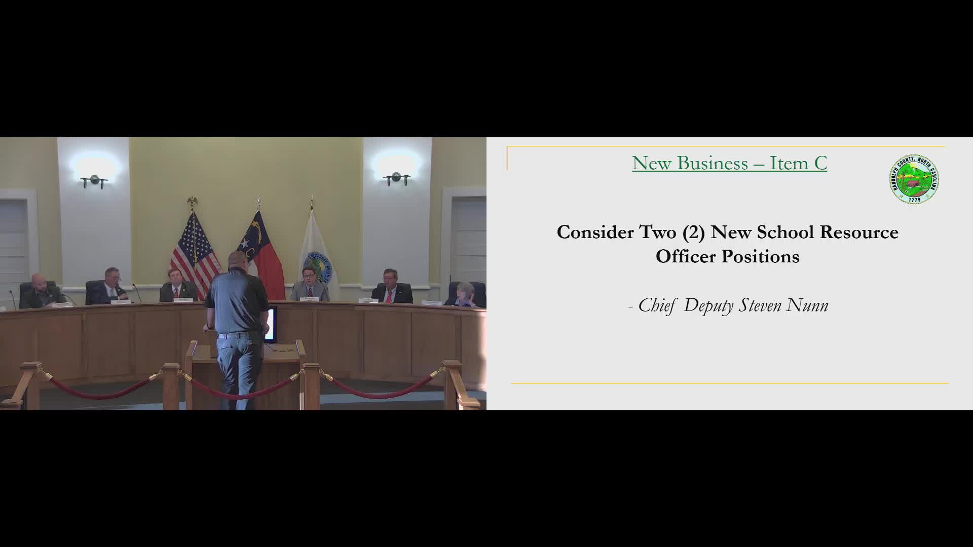 Randolph County approves funding for two school resource officers and infrastructure upgrades