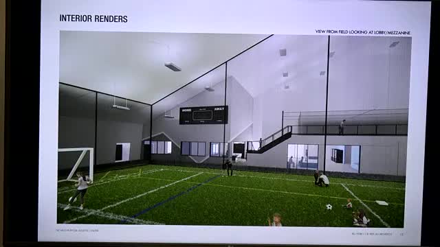 Design Committee Reviews Apollo Multi-Purpose Facility Plans for Community Sports