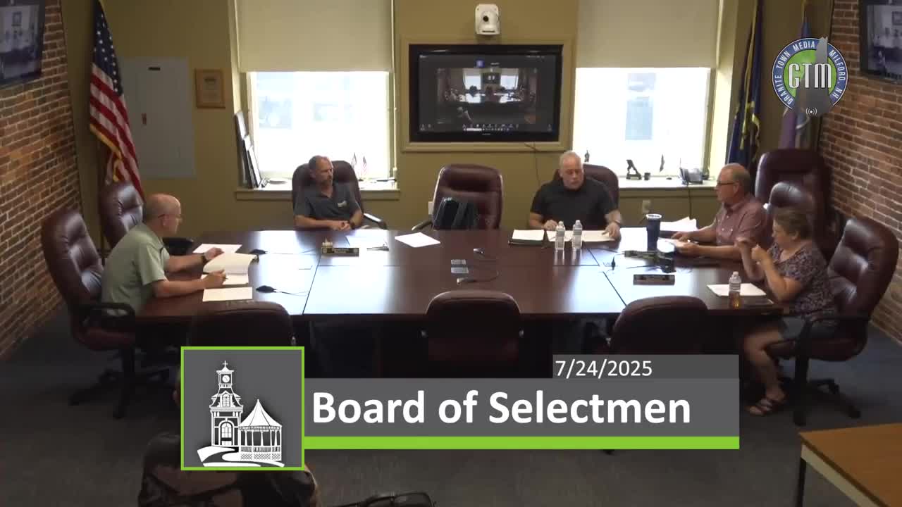 Milford moves to apply for NHDES Granite State Clean Fleets grant to replace aging plow truck