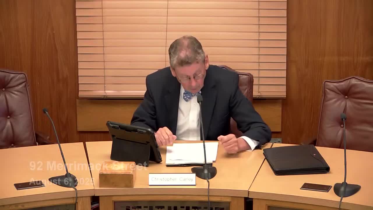 Board grants Canterbury Road variances to allow new single-family home on substandard lot