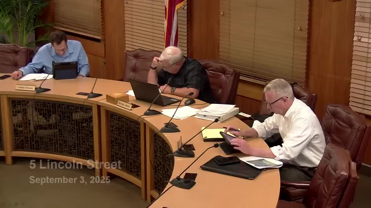 Board approves front‑deck and lot‑coverage variances for 5 Lincoln Street